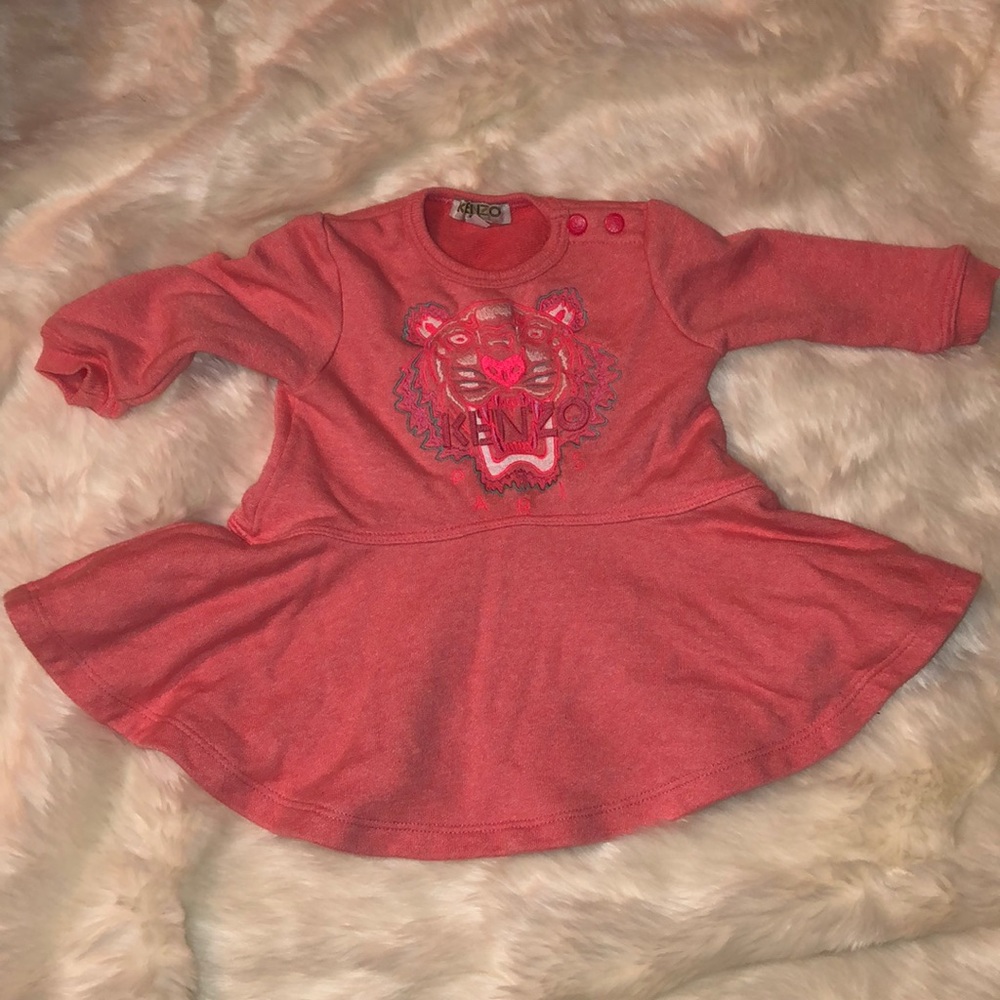 Pink Kenzo Baby Girls Dress